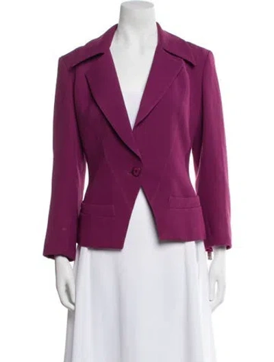 Pre-owned Alaïa Vintage 1990 Blazer In Purple