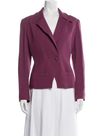 Pre-owned Alaïa Vintage 1990 Blazer In Purple