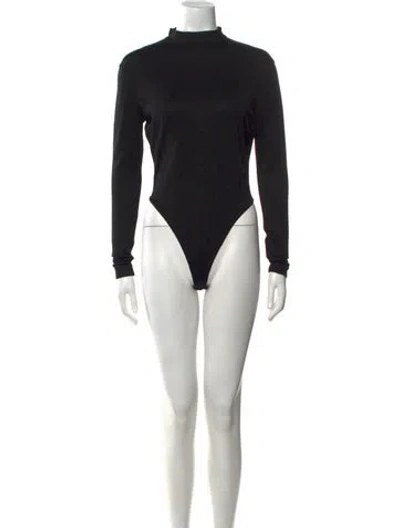 Pre-owned Alaïa Vintage 1990's Bodysuit In Black