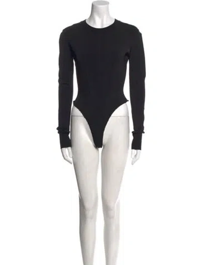 Pre-owned Alaïa Vintage 1990's Bodysuit In Black