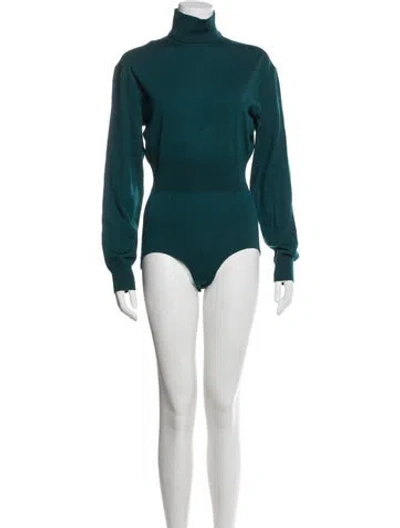 Pre-owned Alaïa Vintage 1990's Bodysuit In Green