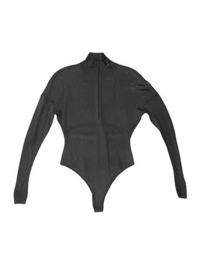 Pre-owned Alaïa Vintage 1990's Bodysuit In Grey
