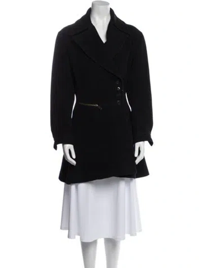 Pre-owned Alaïa Vintage 1990 Coat In Black
