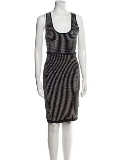 Pre-owned Alaïa Vintage 1990 Skirt Set In Black