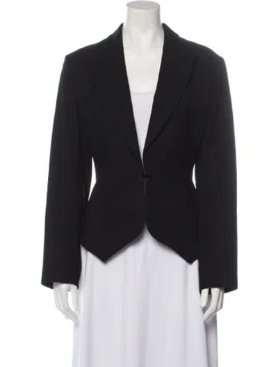 Pre-owned Alaïa Vintage 1991 Blazer In Black