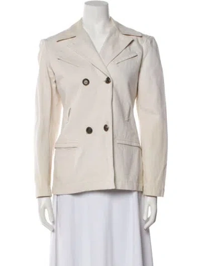 Pre-owned Alaïa Vintage 1991 Blazer In Neutral