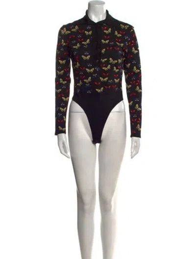Pre-owned Alaïa Vintage 1991 Bodysuit In Black