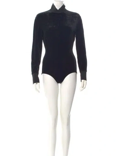 Pre-owned Alaïa Vintage 1991 Bodysuit In Black