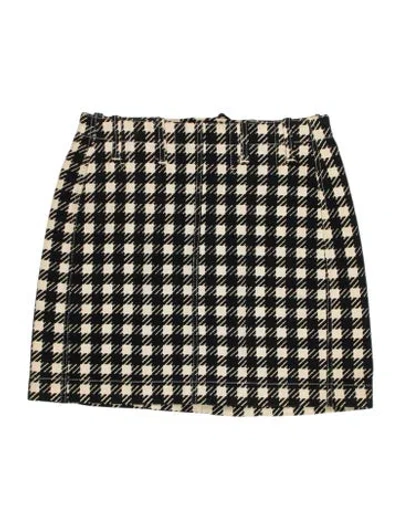 Pre-owned Alaïa Vintage 1991 'tati' Mini Skirt In Black
