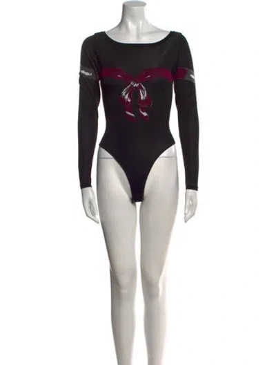 Pre-owned Alaïa Vintage 1992 Bodysuit In Black