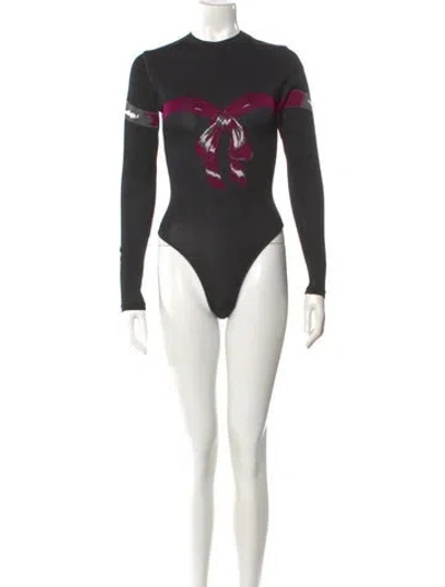 Pre-owned Alaïa Vintage 1992 Bodysuit In Black