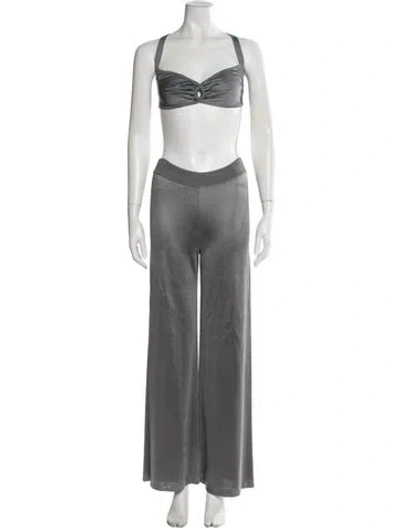 Pre-owned Alaïa Vintage 1993 Set In Gray