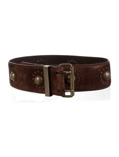 Pre-owned Alaïa Vintage 2000's Waist Belt In Brown