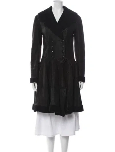 Pre-owned Alaïa Vintage 2006 Coat In Black