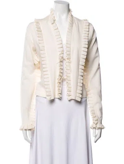 Pre-owned Alaïa Vintage 2007 Top In Neutrals