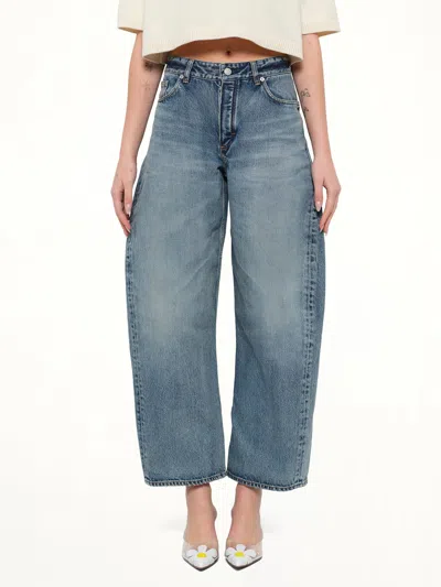 Alaïa Vintage Blue Denim Rodeo Pants