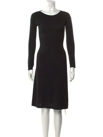 Pre-owned Alaïa Vintage Knee-length Dress In Black