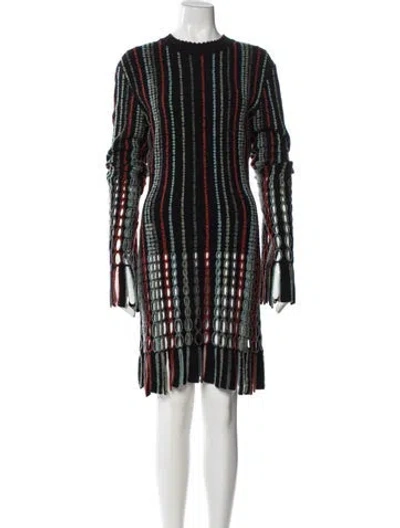 Pre-owned Alaïa Vintage Knee-length Dress In Black