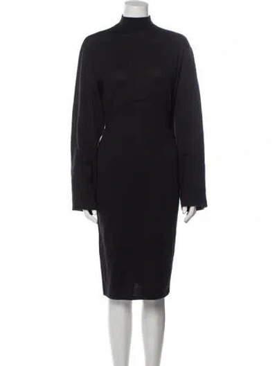 Pre-owned Alaïa Vintage Knee-length Dress In Black