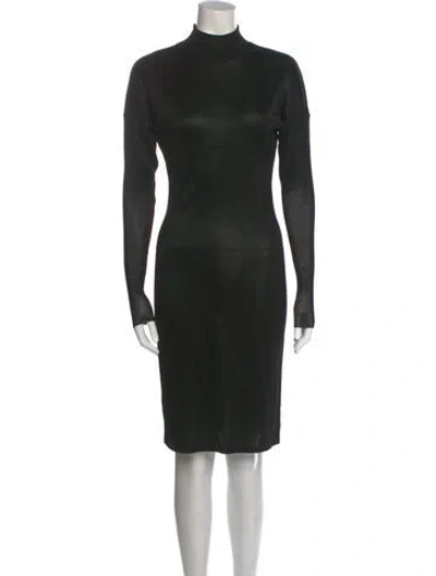 Pre-owned Alaïa Vintage Knee-length Dress In Black