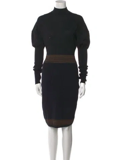 Pre-owned Alaïa Vintage Knee-length Dress In Black