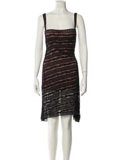 Pre-owned Alaïa Vintage Knee-length Dress In Black