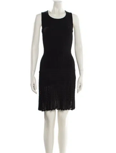 Pre-owned Alaïa Vintage Knee-length Dress In Black