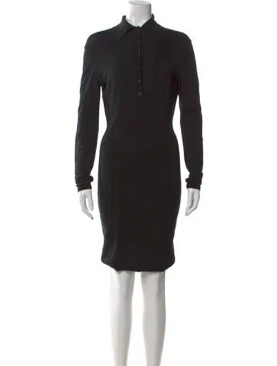 Pre-owned Alaïa Vintage Knee-length Dress In Black