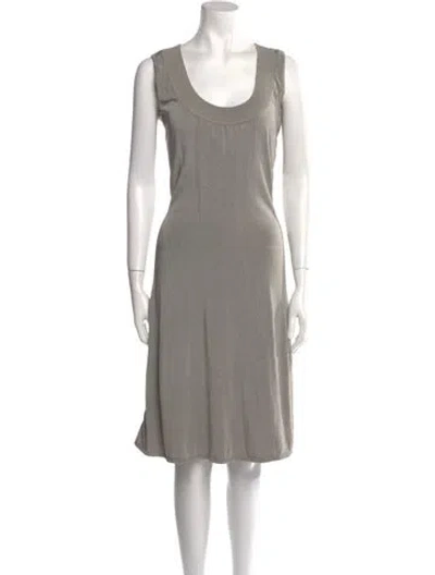 Pre-owned Alaïa Vintage Knee-length Dress In Neutral