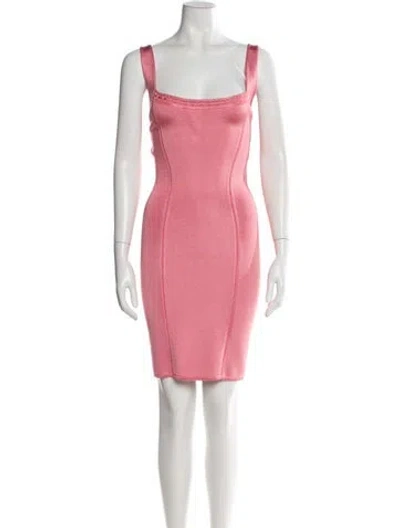 Pre-owned Alaïa Vintage Knee-length Dress In Pink