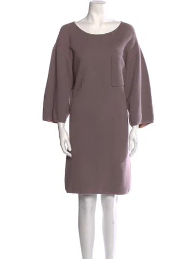 Pre-owned Alaïa Vintage Knee-length Dress In Purple