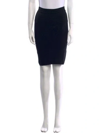 Pre-owned Alaïa Vintage Knee-length Skirt In Black