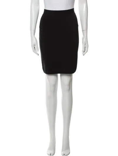 Pre-owned Alaïa Vintage Knee-length Skirt In Black