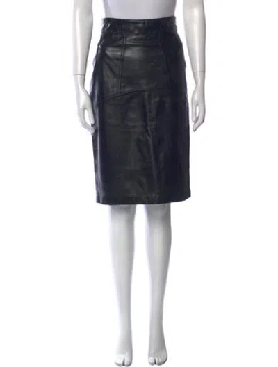 Pre-owned Alaïa Vintage Knee-length Skirt In Black