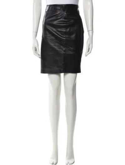 Pre-owned Alaïa Vintage Knee-length Skirt In Black
