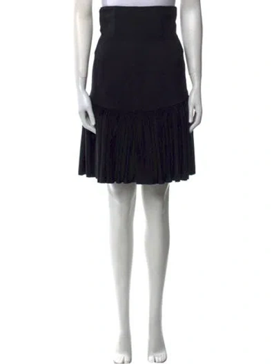 Pre-owned Alaïa Vintage Knee-length Skirt In Black
