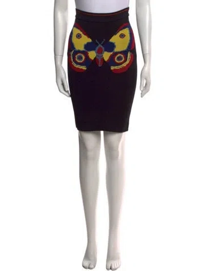 Pre-owned Alaïa Vintage Knee-length Skirt In Black