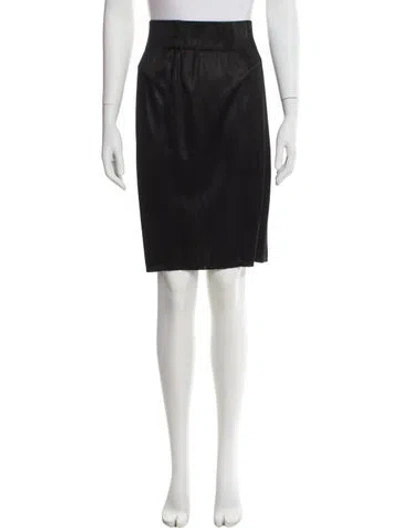 Pre-owned Alaïa Vintage Knee-length Skirt In Black