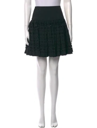 Pre-owned Alaïa Vintage Knee-length Skirt In Black