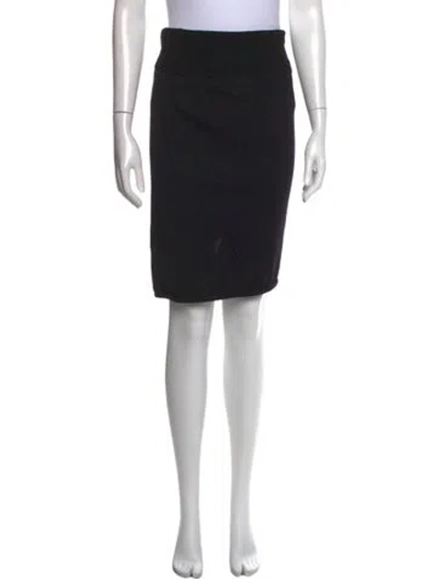 Pre-owned Alaïa Vintage Knee-length Skirt In Black