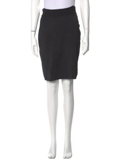 Pre-owned Alaïa Vintage Knee-length Skirt In Gray