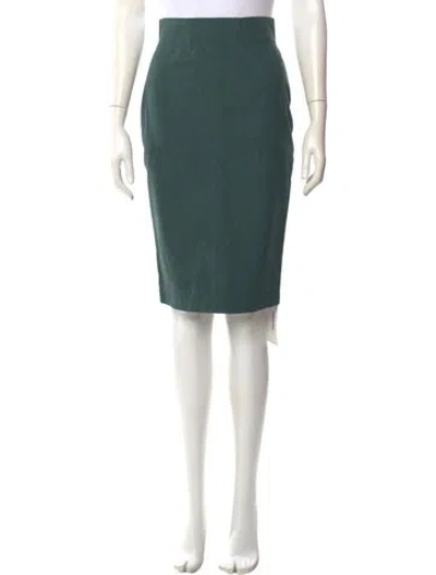 Pre-owned Alaïa Vintage Knee-length Skirt In Green