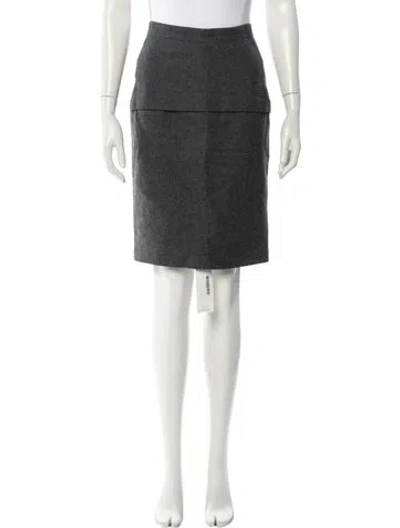 Pre-owned Alaïa Vintage Knee-length Skirt In Grey