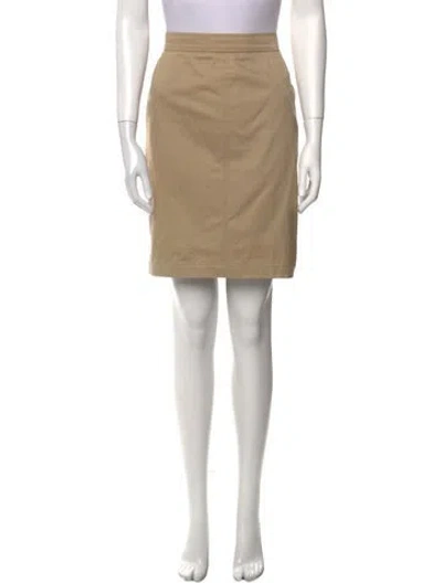 Pre-owned Alaïa Vintage Knee-length Skirt In Neutral