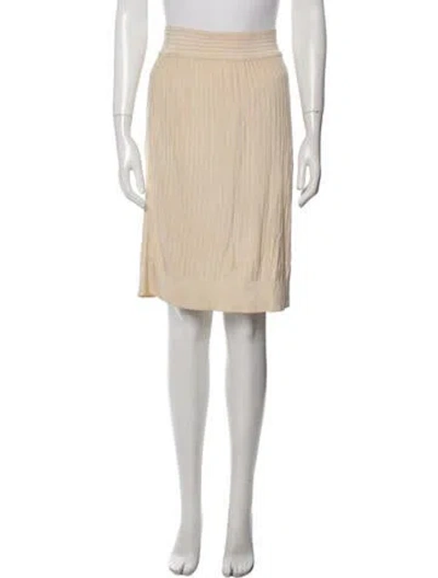 Pre-owned Alaïa Vintage Knee-length Skirt In Neutral
