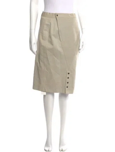 Pre-owned Alaïa Vintage Knee-length Skirt In Neutral