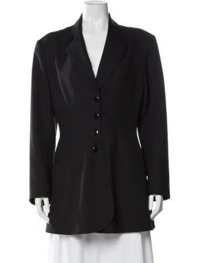 Pre-owned Alaïa Vintage Late 1980's - Early 1990's Blazer In Black