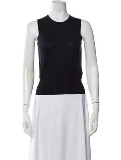 Pre-owned Alaïa Vintage Late 2000's - Early 2010's Top In Blue