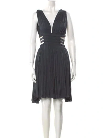 Pre-owned Alaïa Vintage Midi Length Dress In Gray