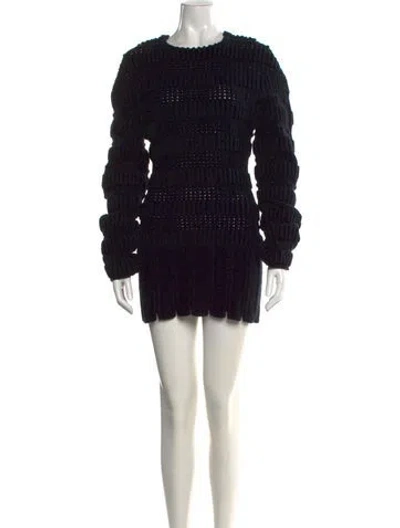 Pre-owned Alaïa Vintage Mini Dress In Black